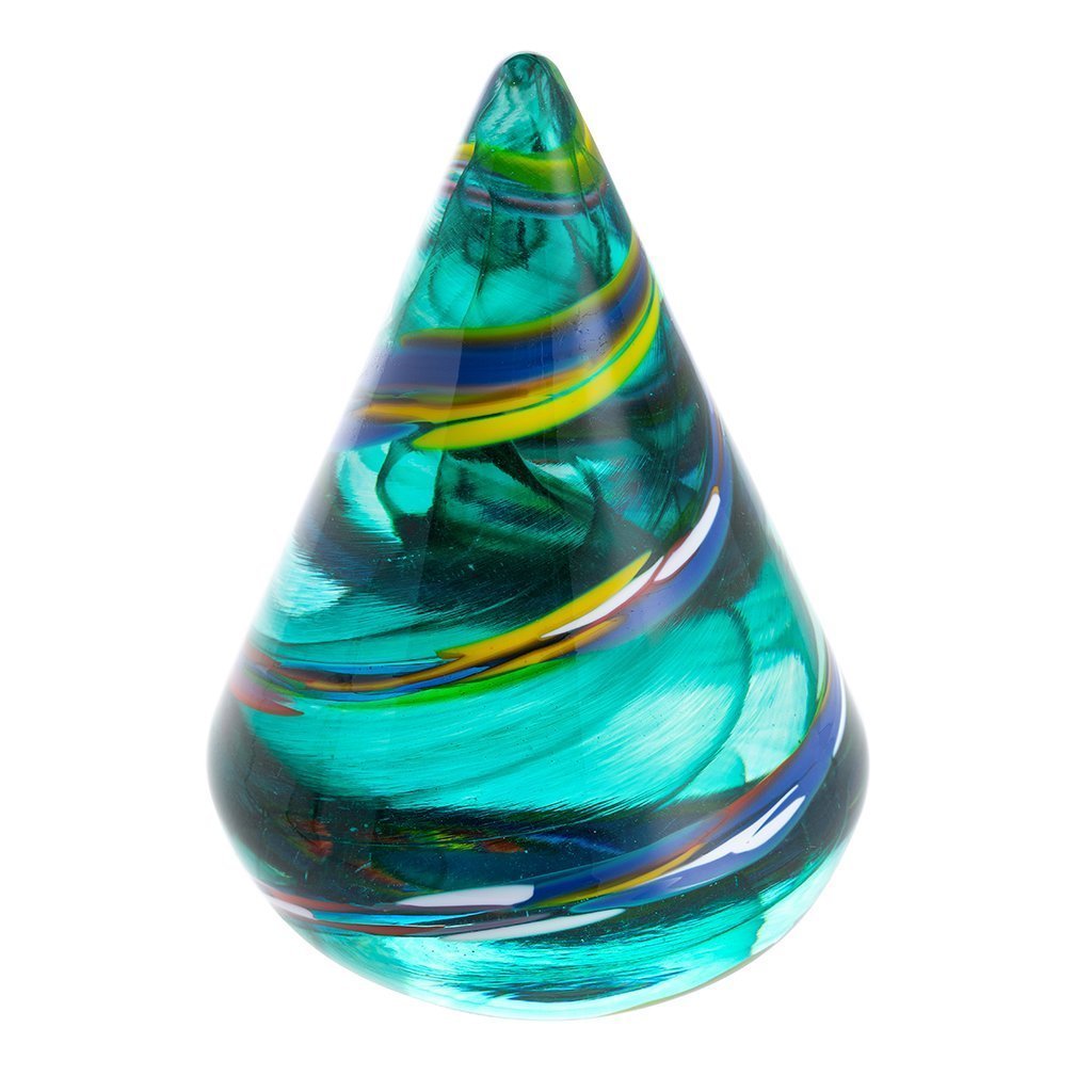 Caithness Glass Spruce Christmas Tree Medium-Paperweights-Goviers