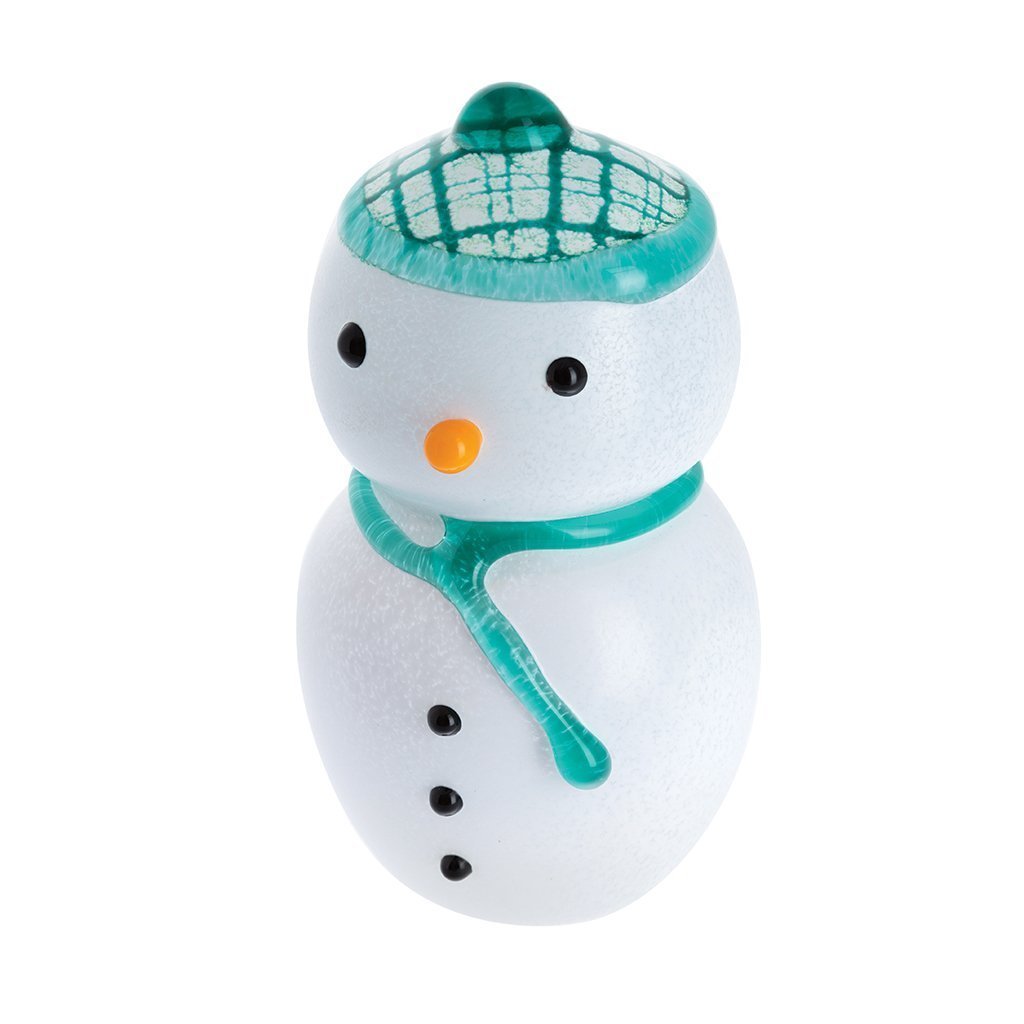 Caithness Mac Snowman Large-Paperweights-Goviers