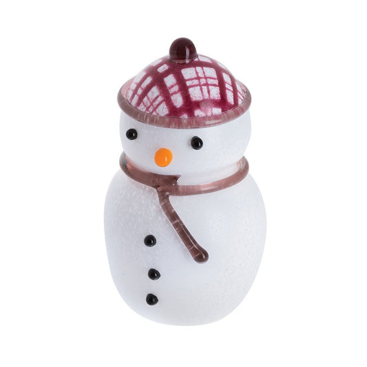 Caithness Mac Snowman Small-Paperweights-Goviers