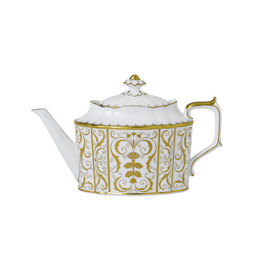 Royal Crown Derby Darley AbbeyWhite Teapot 1.65L