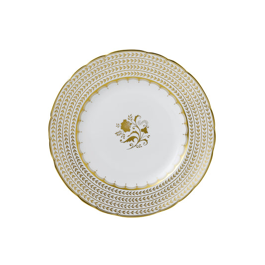 Royal Crown Derby Darley Abbey White Accent Plate 21cm