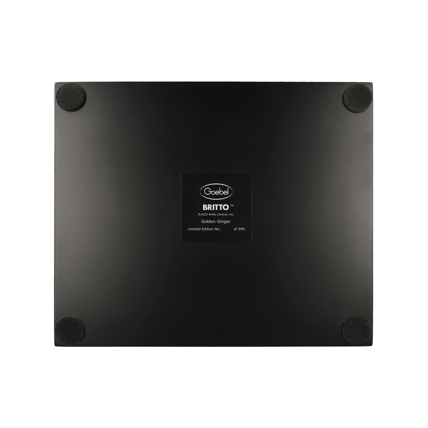 Goebel Golden Ginger Dog - Romero Britto-Goviers