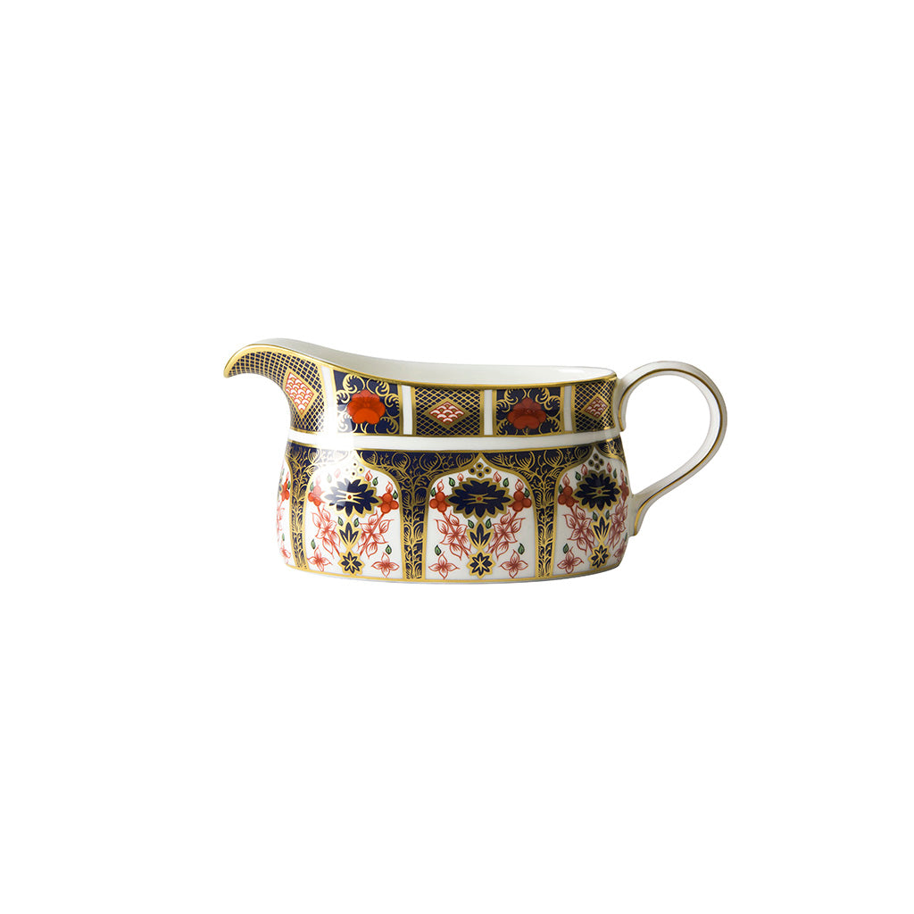 Royal Crown Derby Old Imari Sauce Boat Stand 21cm