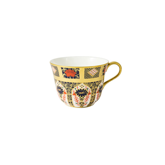 Royal Crown Derby Old Imari Solid Gold Band Breakfast Cup 280ml