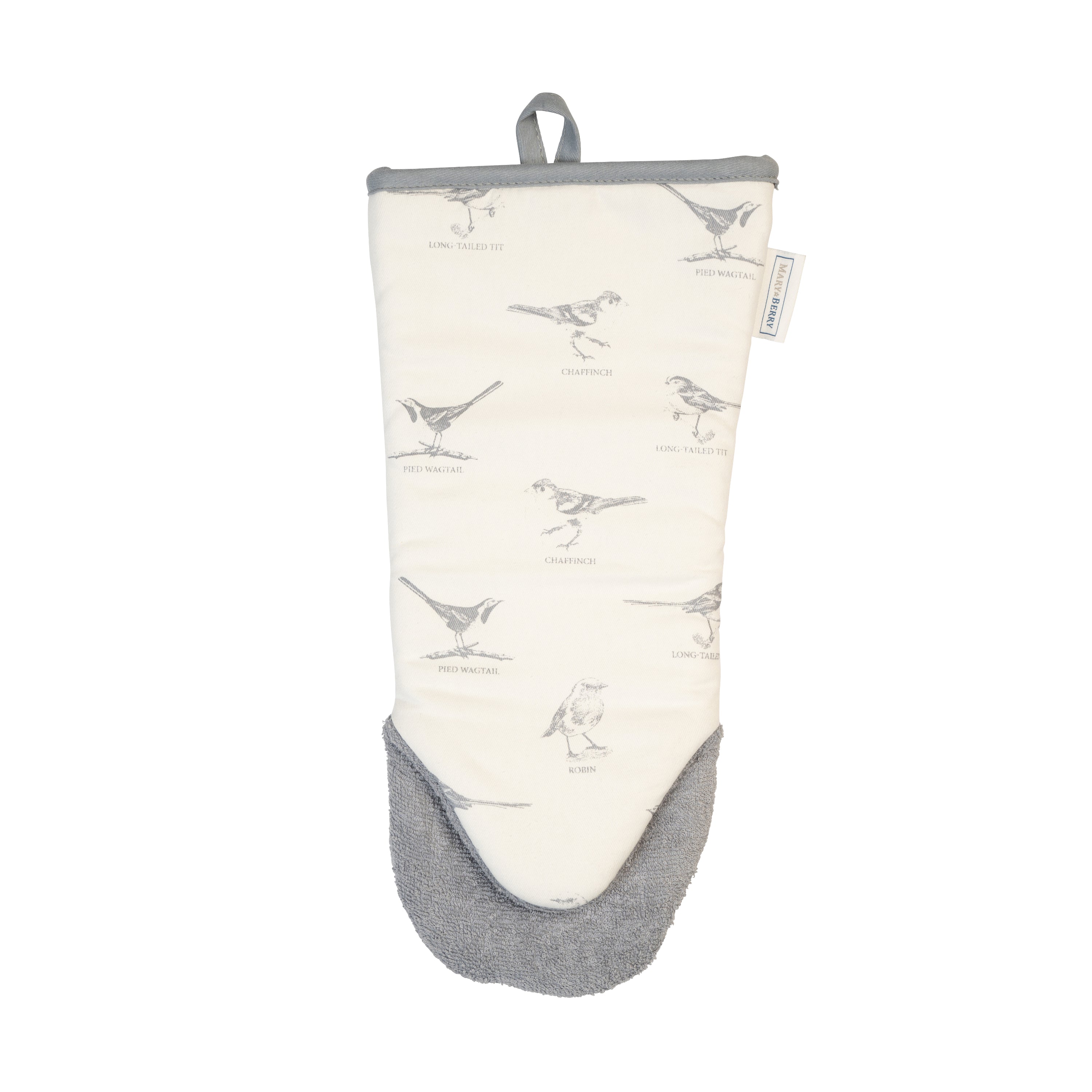 Mary Berry English Garden Birds Gauntlet Oven Glove