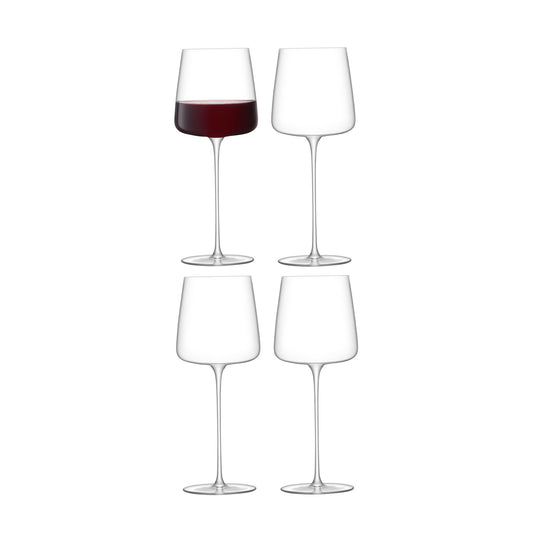 LSA Glass Metropolitan Wine Glass 400ml Set of 4
