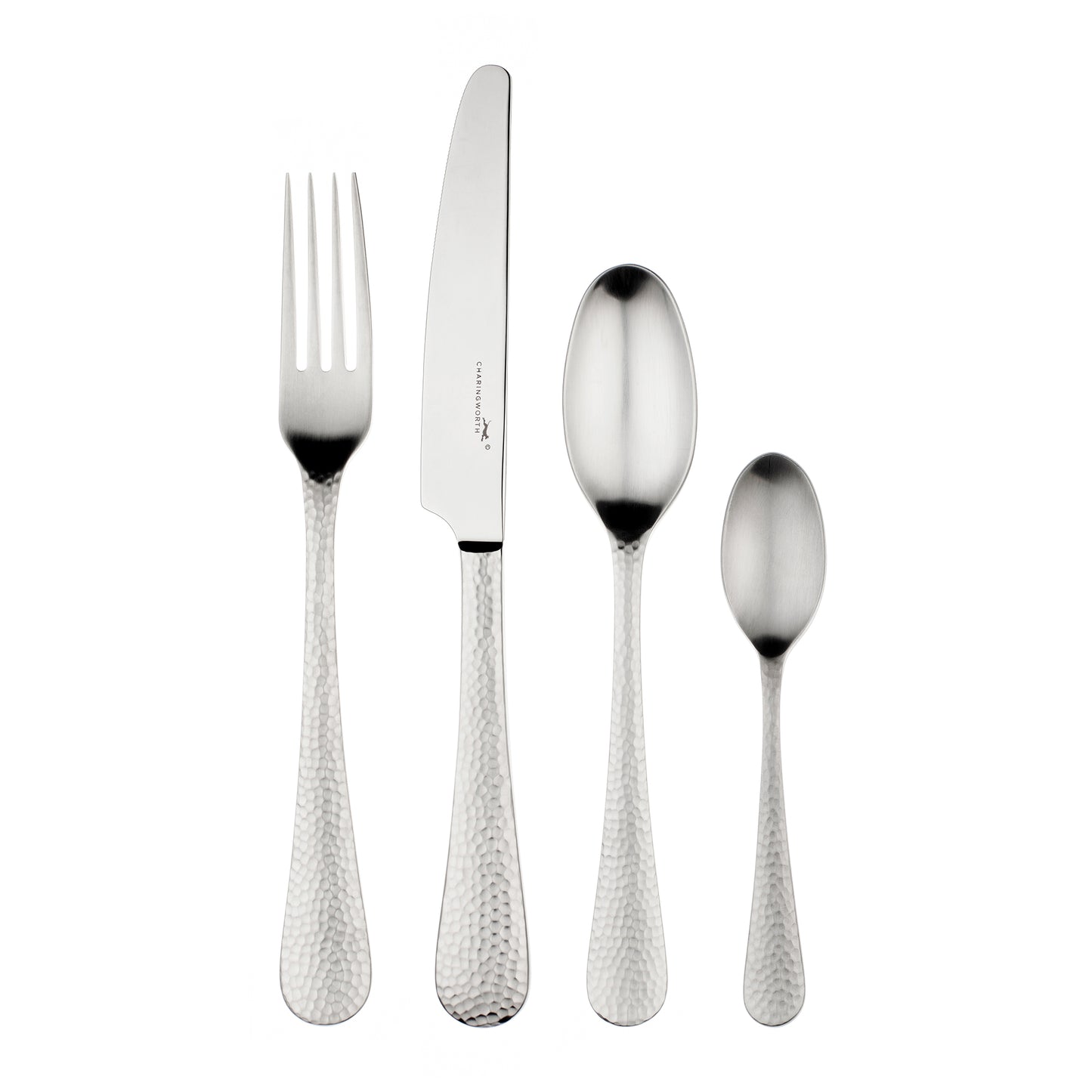 Charingworth Planish Satin 16 Piece Cutlery Set