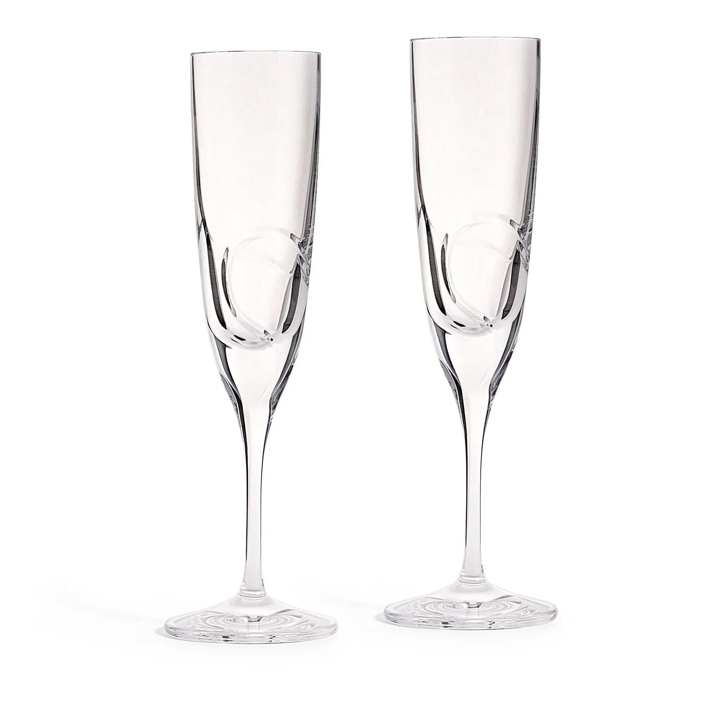 Wedgwood Vera Wang Luxe Graphite Flute Set of 2