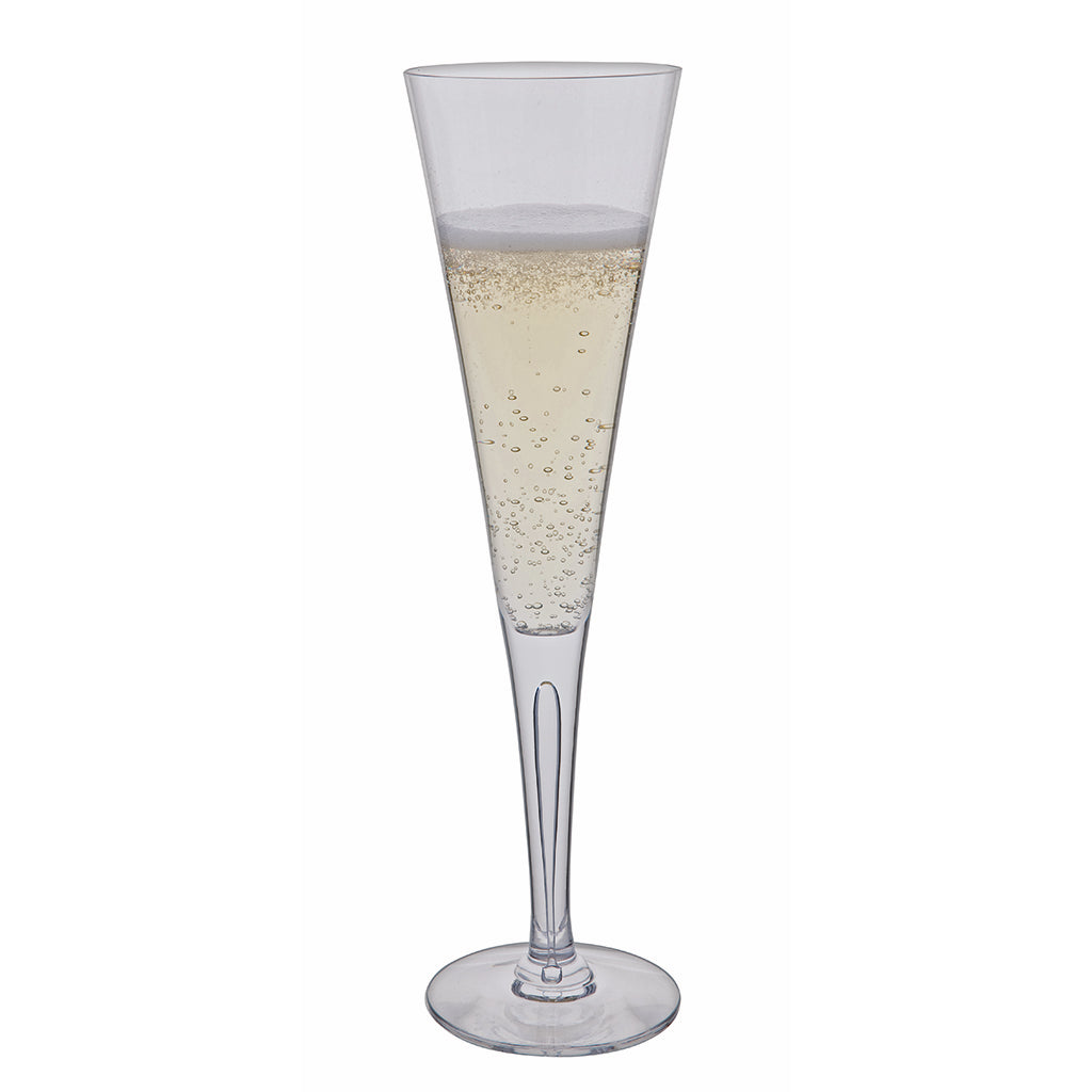 Dartington Crystal Sharon Celebration Champagne Flute Pair