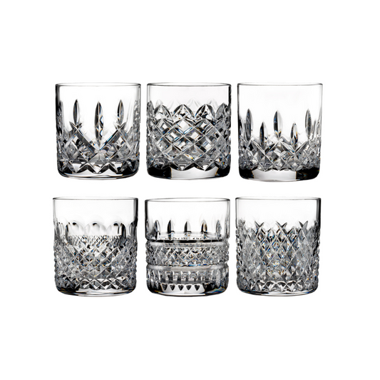 Waterford Crystal Lismore Connoisseur Heritage Straight Sided Tumblers, Set of 6