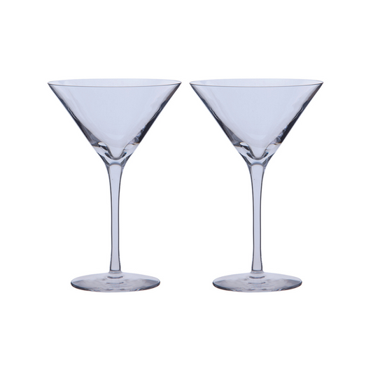 Dartington Crystal Bar Excellence Martini Glass Pair