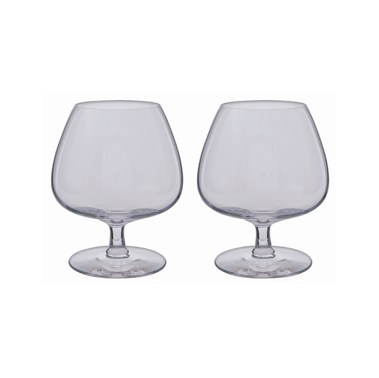 Dartington Crystal Rachael Brandy Glass Pair