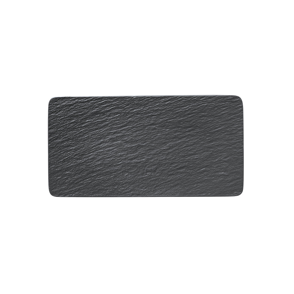Villeroy & Boch Manufacture Rock Black Rectangular Platter 35 x 18cm