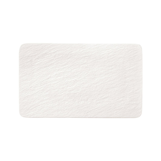 Villeroy & Boch Manufacture Rock White Rectangular Platter 28 x 17cm