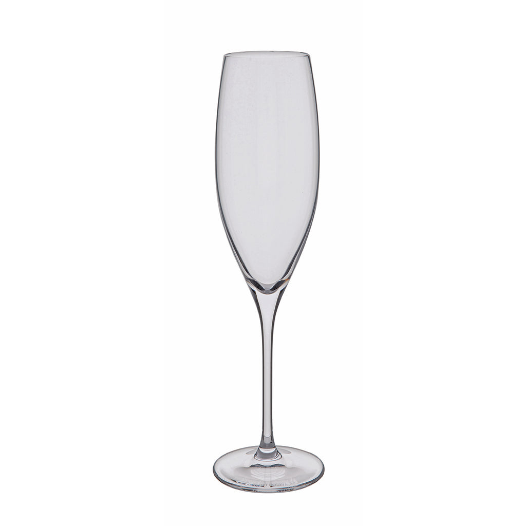 Dartington Crystal Wine Master Champagne Flute Glass Pair