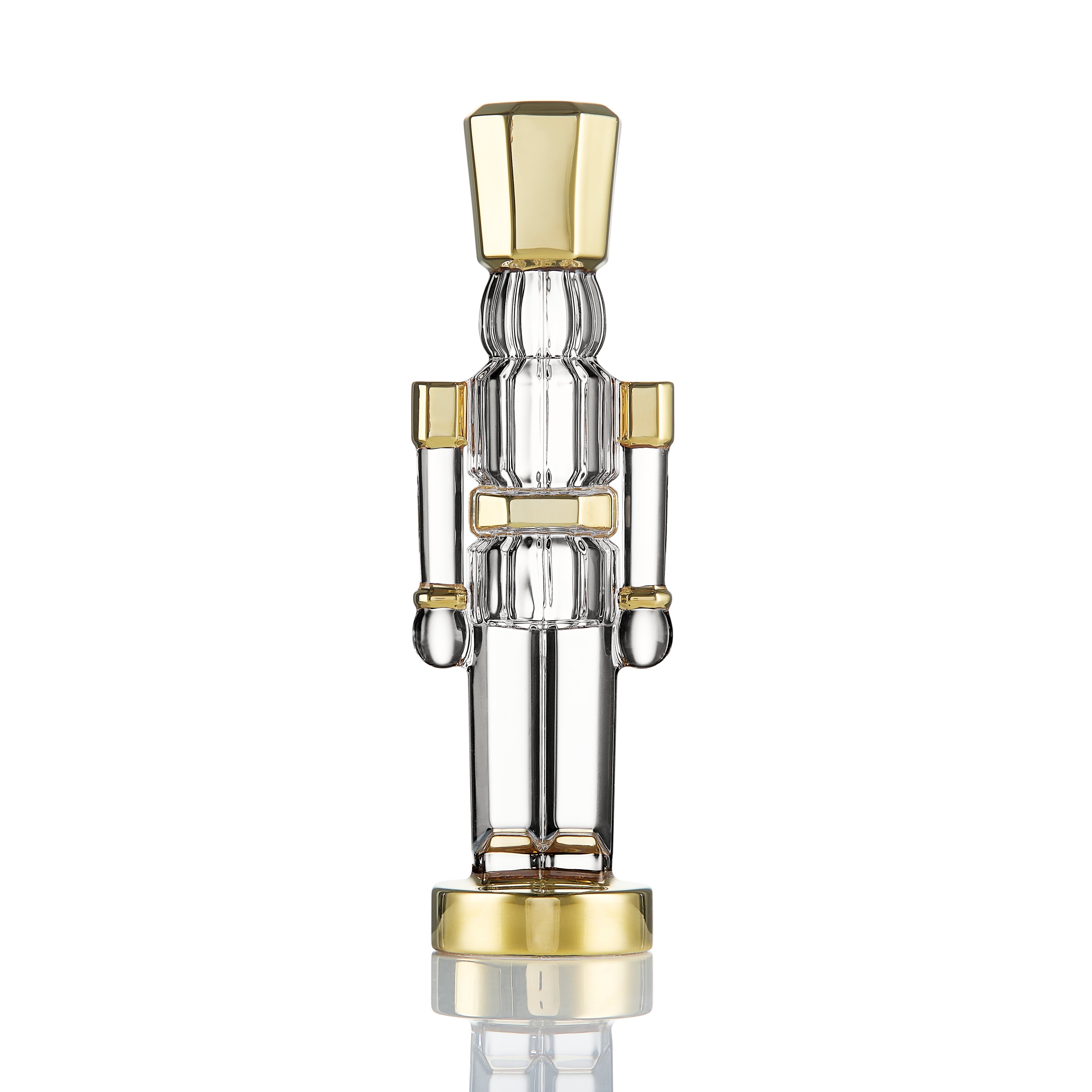 Waterford Christmas Christmas Crystal Standing Nutcracker Gilded