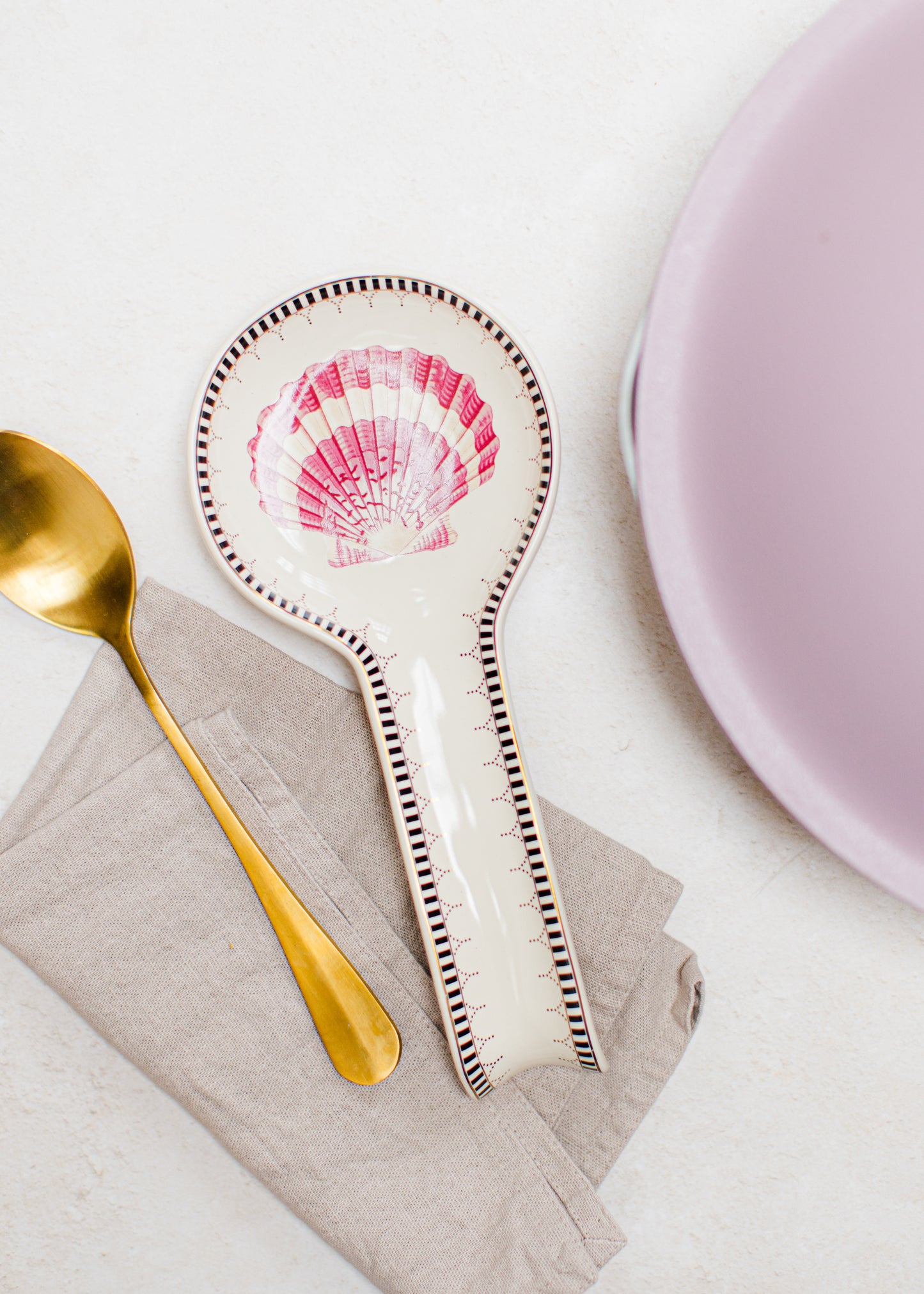 Yvonne Ellen Spoon Rest - Shell