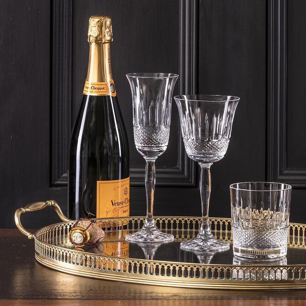 Royal Scot Crystal Eternity Champagne Flute Set of 2
