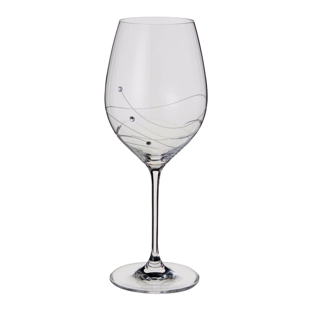 Dartington Crystal Glitz Wine Goblet Set of 2