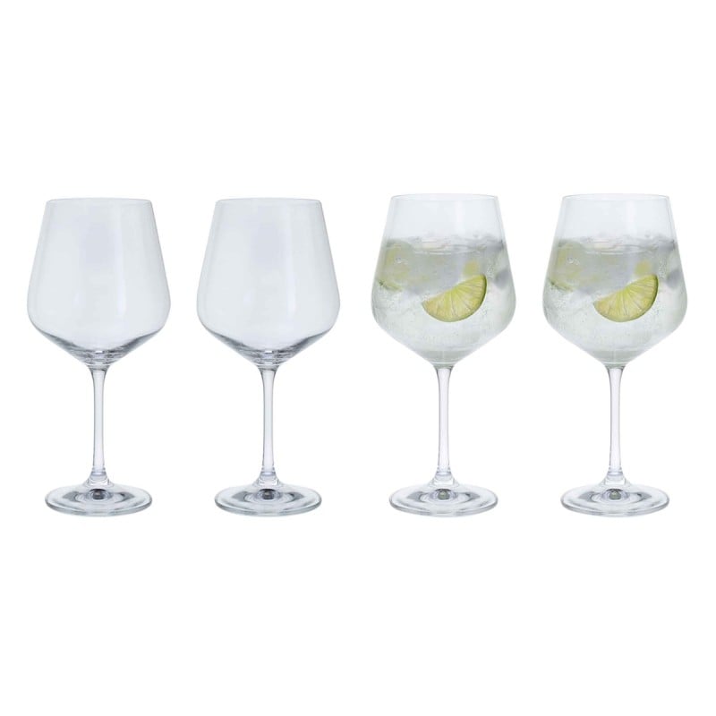 Dartington Crystal Cheers! Gin & Tonic Copa, Set of 4