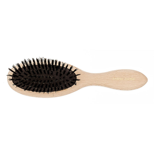 Andree Jardin Boar Bristle Hair Brush Small, Beechwood-Goviers