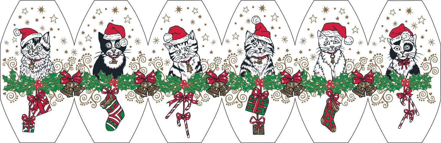 Goviers Cat Christmas Bauble-Christmas-Goviers