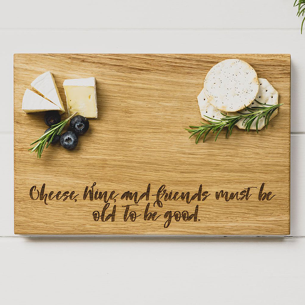 Selbrae House Cheese, Wine & Friends Oak Serving Board-home-Goviers
