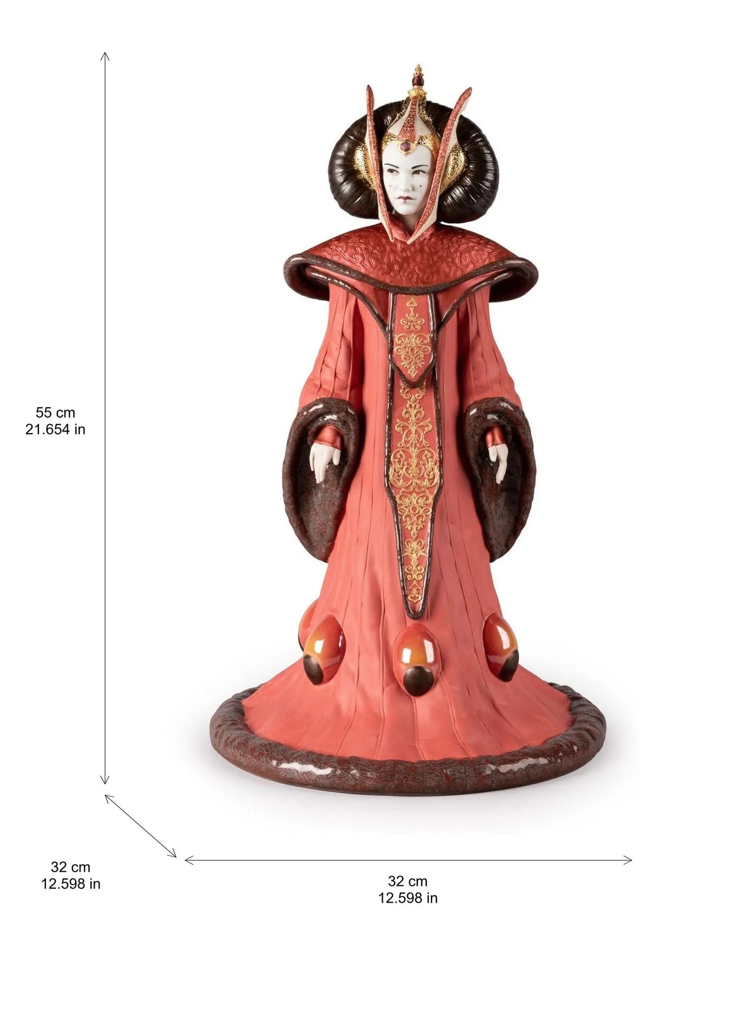 Lladro Queen Amidala™ in the Throne Room Sculpture. Limited Edition