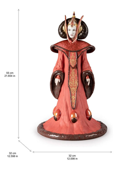 Lladro Queen Amidala™ in the Throne Room Sculpture. Limited Edition