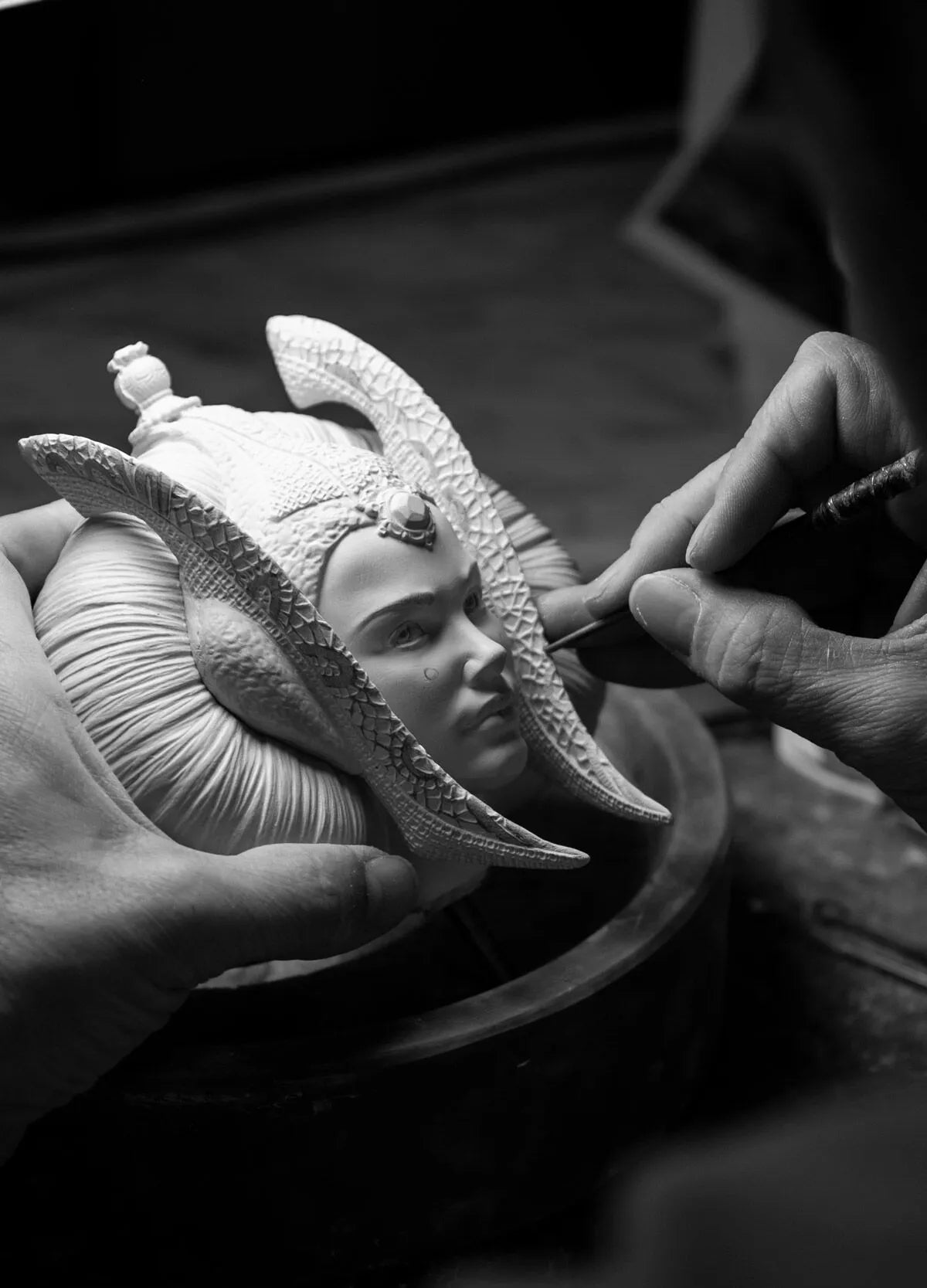 Lladro Queen Amidala™ in the Throne Room Sculpture. Limited Edition