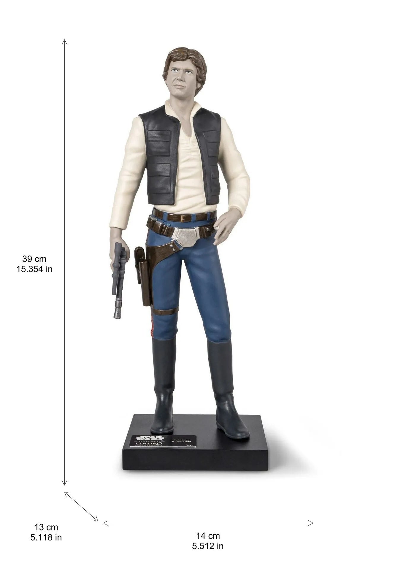 Lladro Han Solo Sculpture. Limited Edition