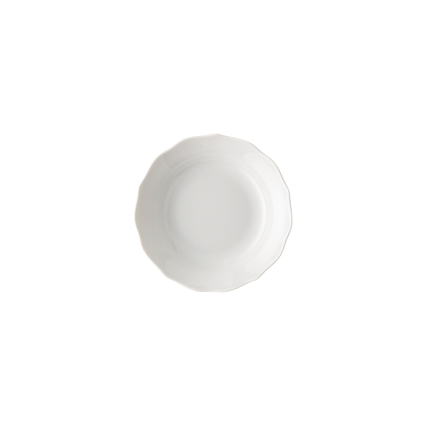 Hutschenreuther Maira Theresia White Saucer 4 Tall