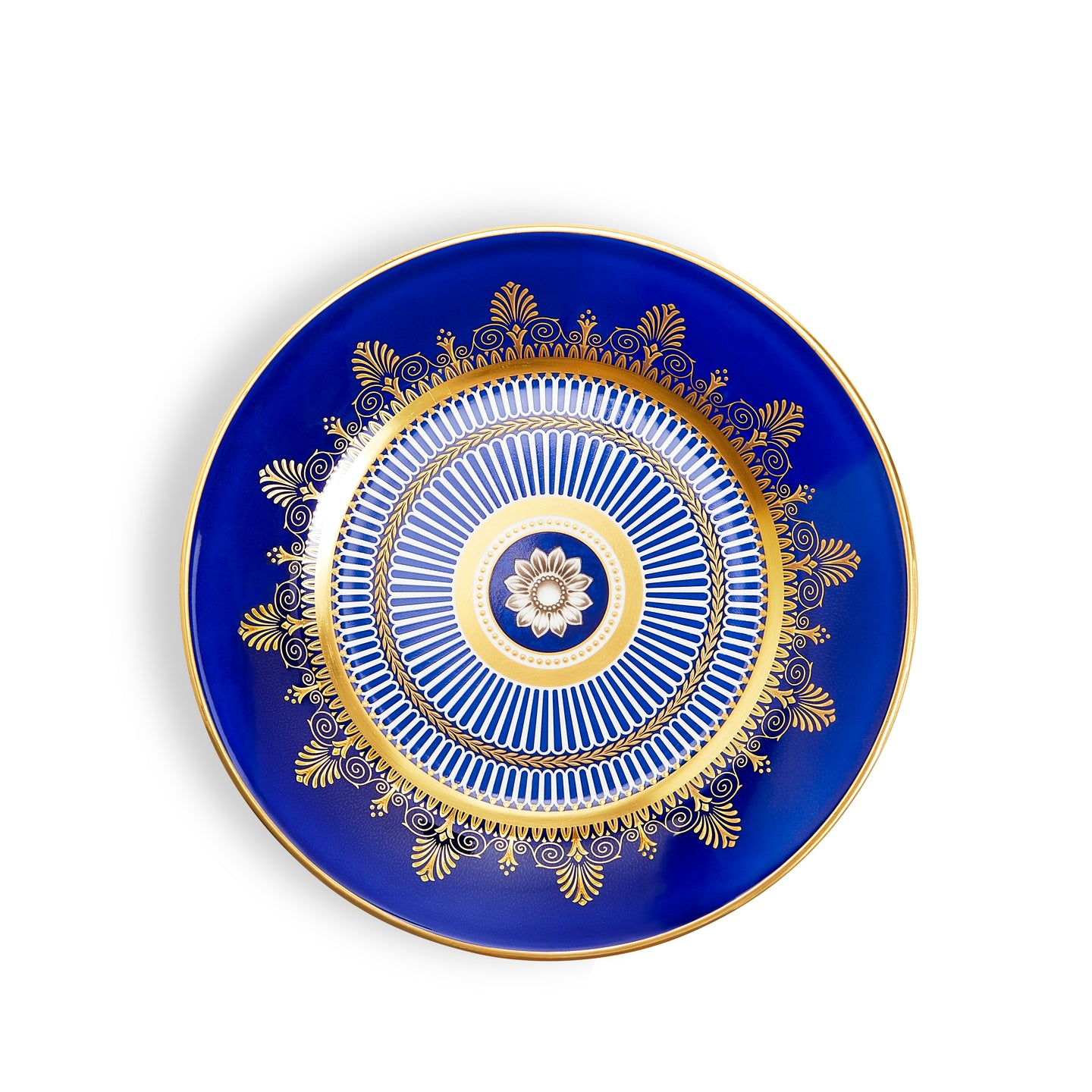 Wedgwood Anthemion Blue Plate 20.6cm