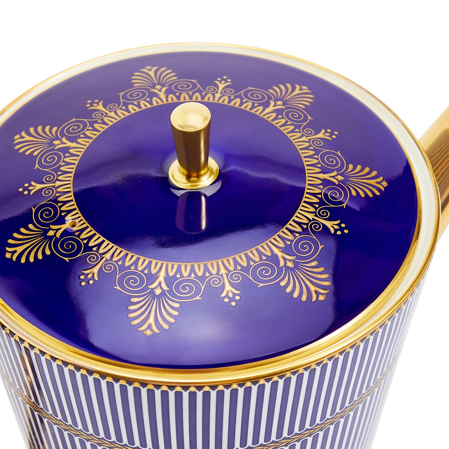 Wedgwood Anthemion Blue Teapot 900ml