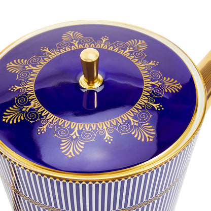 Wedgwood Anthemion Blue Teapot 900ml