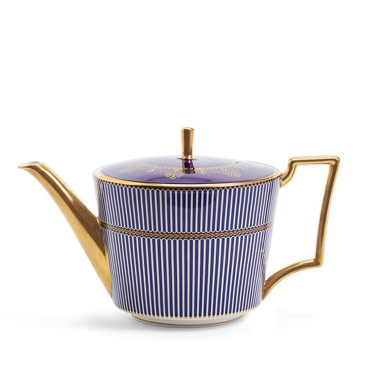 Wedgwood Anthemion Blue Teapot 900ml
