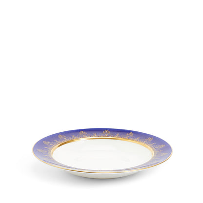 Wedgwood Anthemion Blue Rim Soup