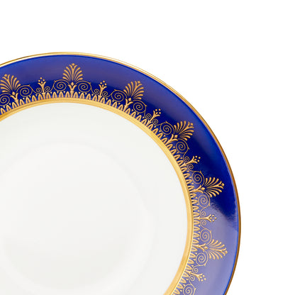 Wedgwood Anthemion Blue Rim Soup