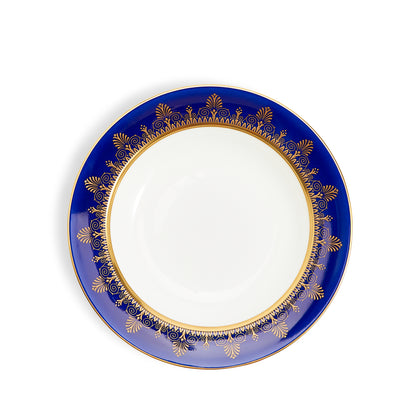 Wedgwood Anthemion Blue Rim Soup
