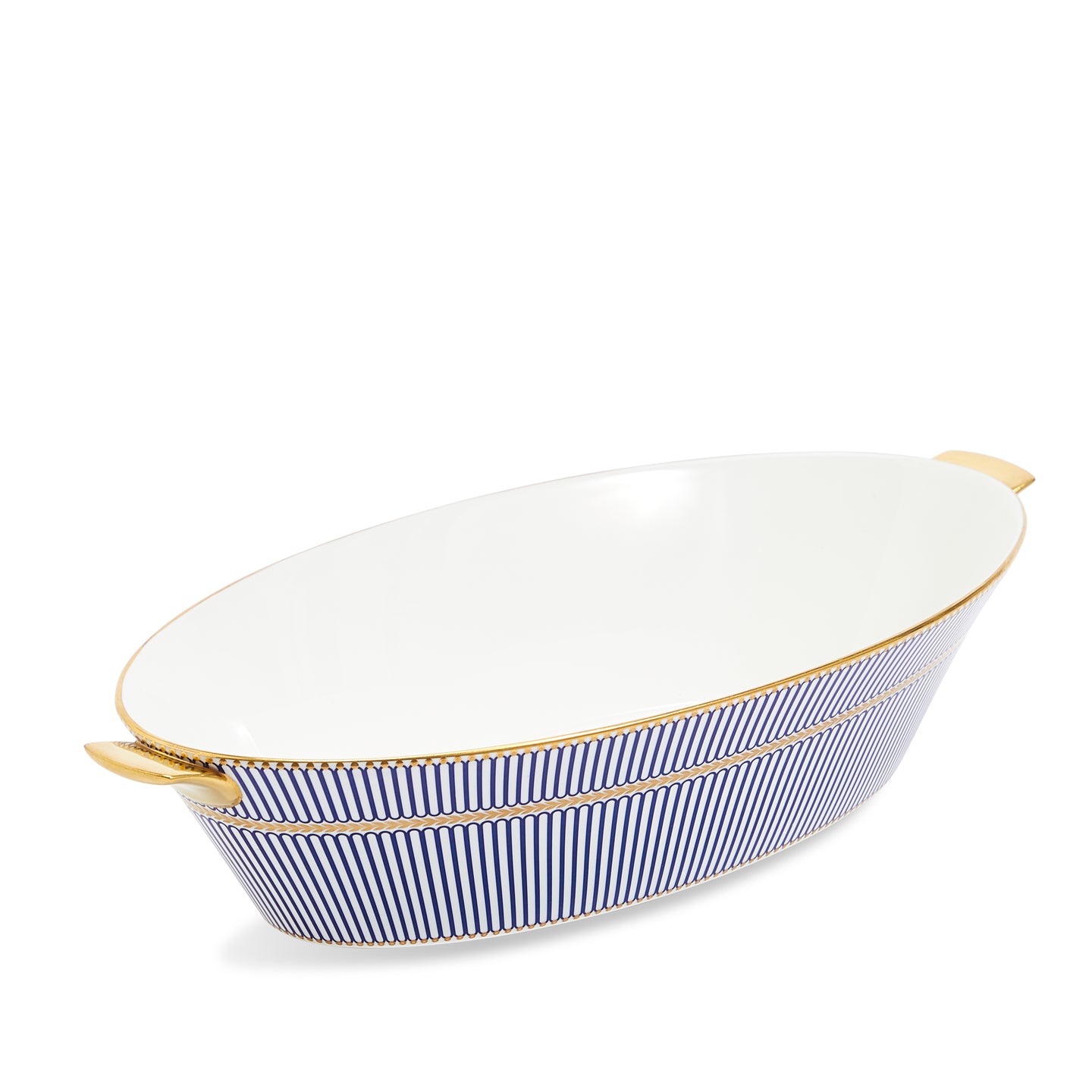 Wedgwood Anthemion Blue Serving Bowl