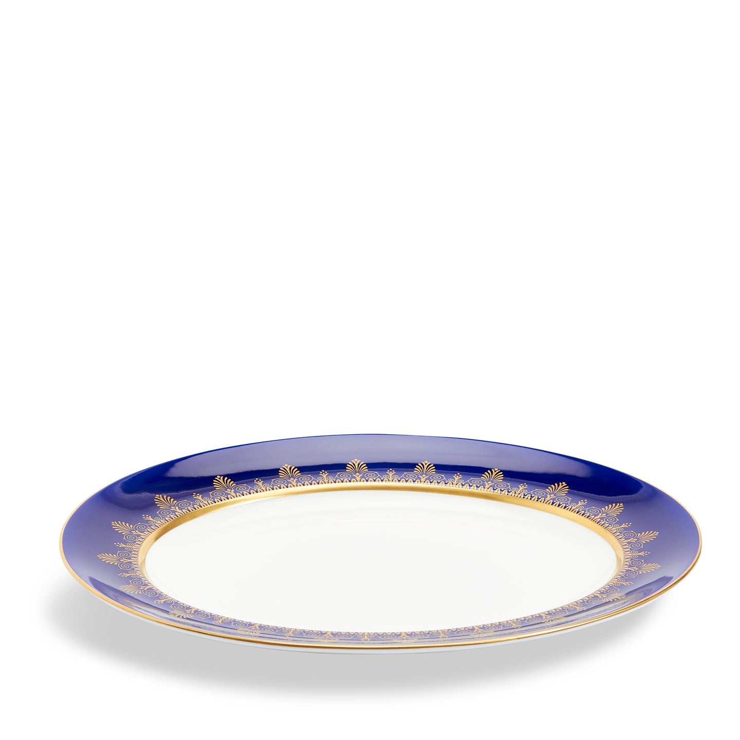 Wedgwood Anthemion Blue Oval Platter