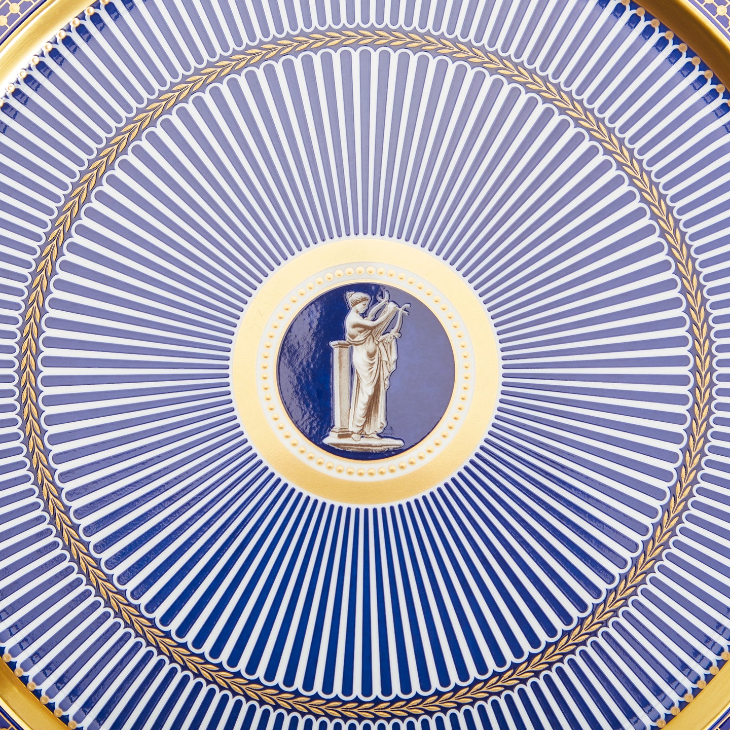 Wedgwood Anthemion Blue Plate 30cm