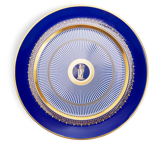 Wedgwood Anthemion Blue Plate 30cm