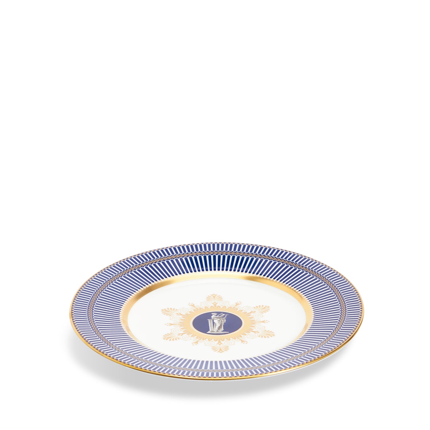 Wedgwood Anthemion Blue Plate 22.8cm