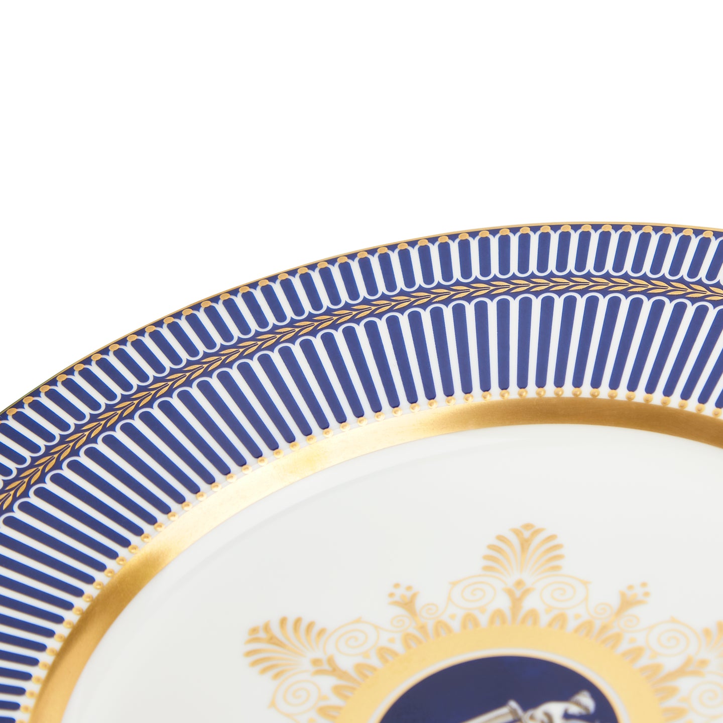 Wedgwood Anthemion Blue Plate 22.8cm
