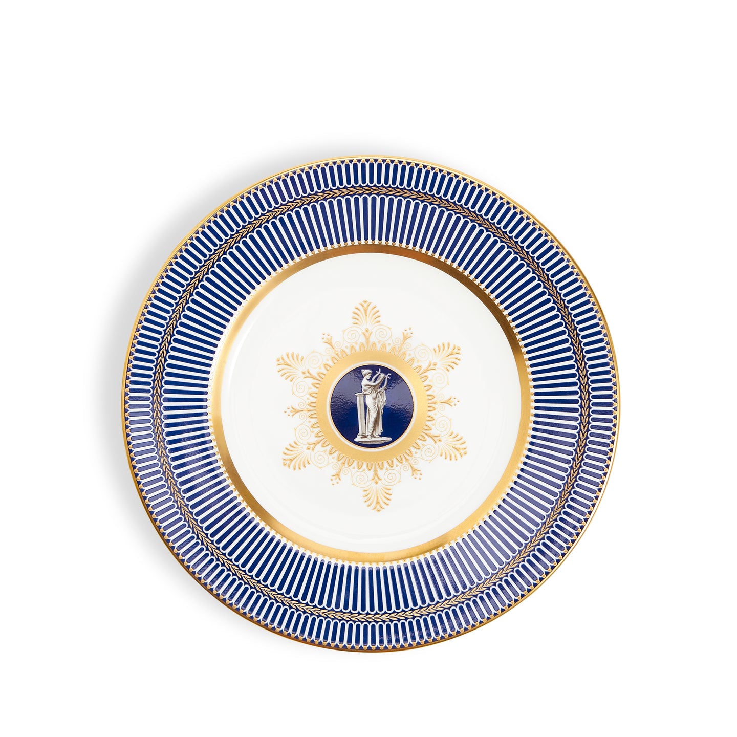 Wedgwood Anthemion Blue Plate 22.8cm