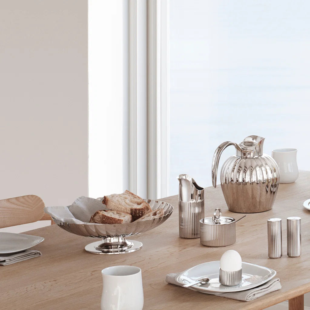 Georg Jensen Bernadotte Sugar Bowl with Spoon