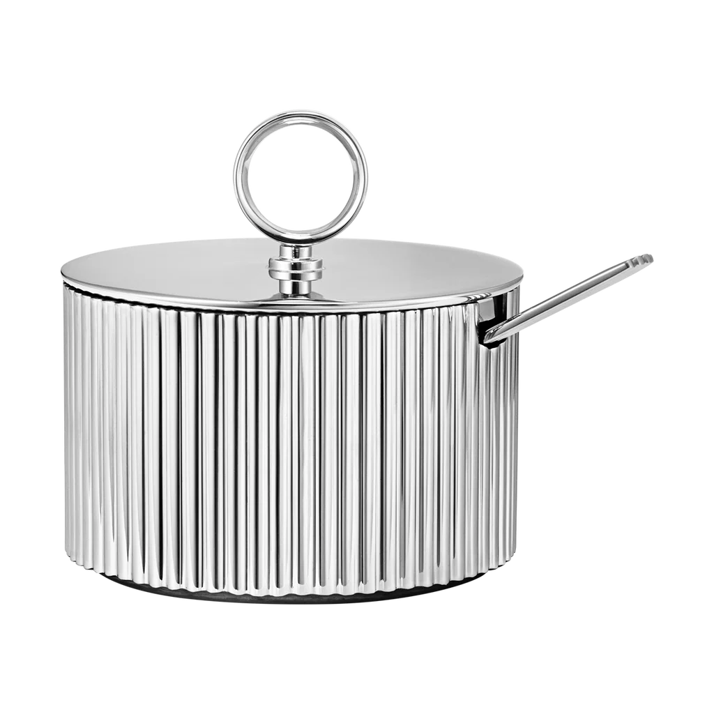 Georg Jensen Bernadotte Sugar Bowl with Spoon