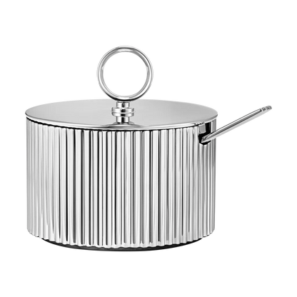 Georg Jensen Bernadotte Sugar Bowl with Spoon