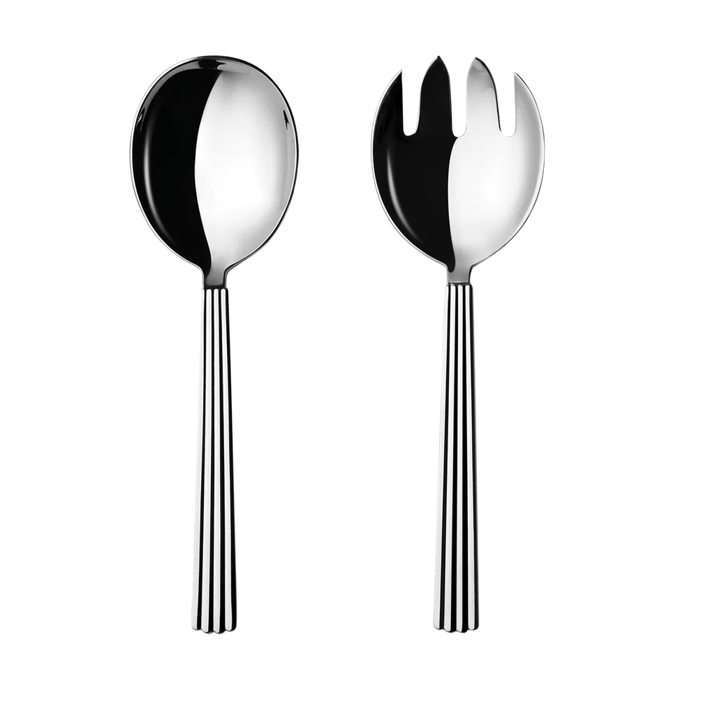 Georg Jensen Bernadotte Serving Set of 2